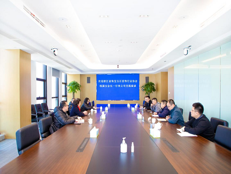 省珠宝玉石首饰行业协会钱国女会长一行来公司交流座谈