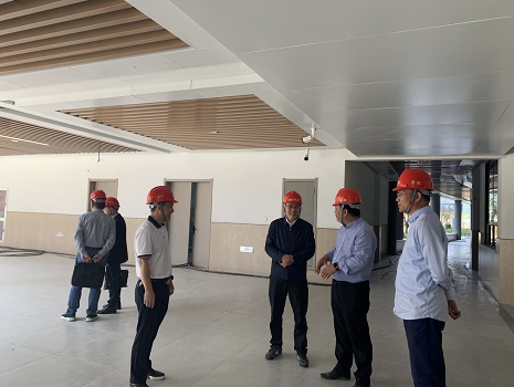 驻省自然资源厅纪检监察组组长陈振库一行赴公司施工项目检查