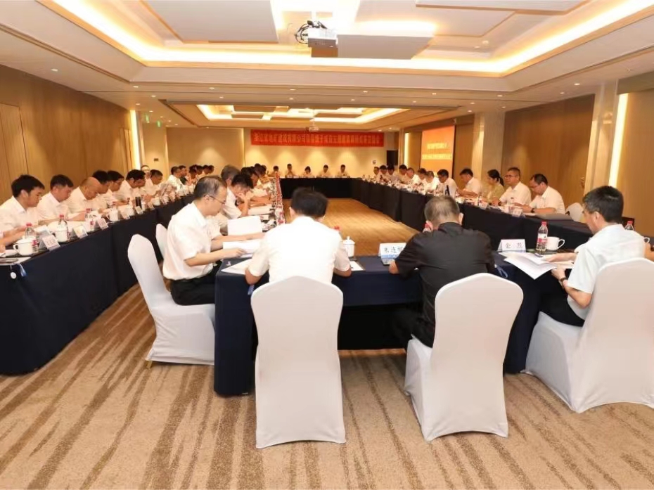 公司召开领导班子成员主题教育调研成果交流会
