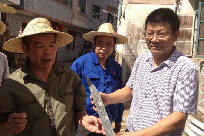 时任中国地调局局长叶天竺视察潘家矿区